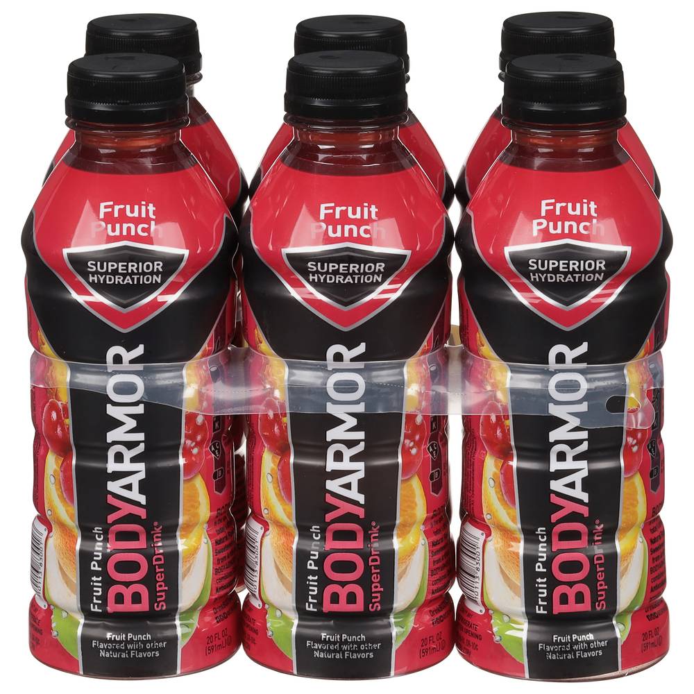 BODYARMOR Superdrink Fruit Punch Bottles (120 fl oz)