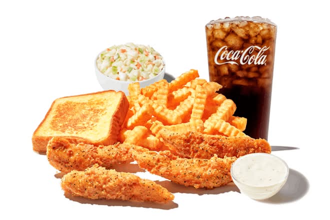 Lemon Pepper Chicken Finger Plate