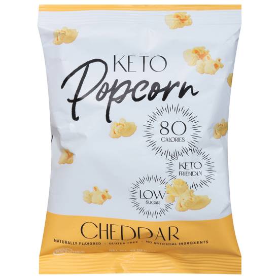 Keto Cheddar Popcorn