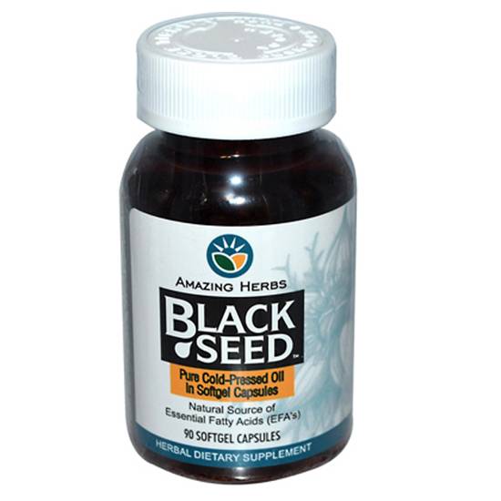 Amazing Herbs Premium Black Cumin Seed Oil (90 ct)