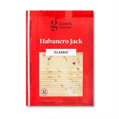 Good & Gather Habanero Monterey Jack Deli Sliced Cheese (8 oz)