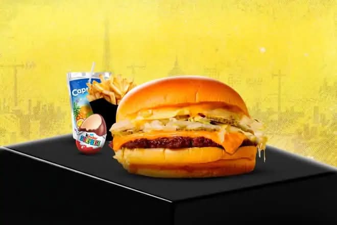 MENU KIDS SMASH CHEESE