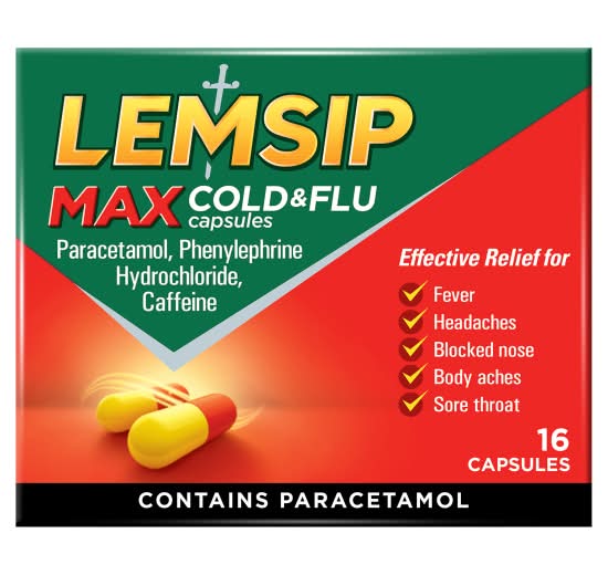 Lemsip Max Cold & Flu Capsules