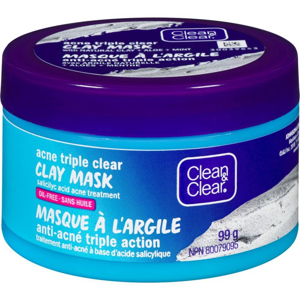 Clean & Clear Acne Triple Clear Clay Mask Delivery Near Me Order