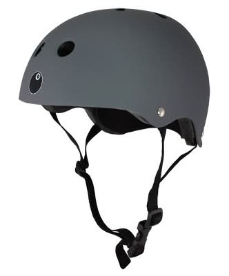 Eight Ball Kids' Helmet With Adjustable Strap, Gun Metal