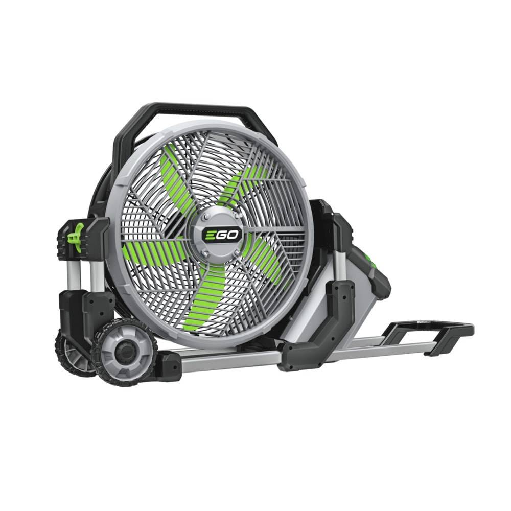 EGO 18-in 56-Volt 5-Speed High Velocity Indoor/Outdoor Grey Misting Floor Fan (Battery and Charger Not Included) | FN1800