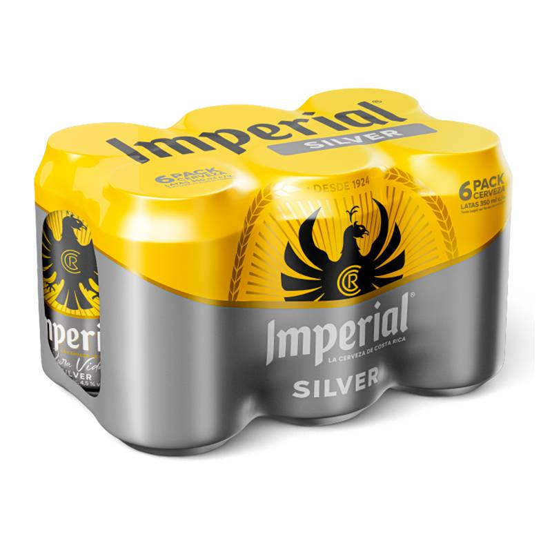 Imperial cerveza silver (6 pack, 350 ml)
