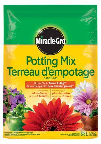 Miracle-gro terreau d'empotage miracle-gro 8.8l 0.21-0.11-0.16 - potting mix (8.8 l)