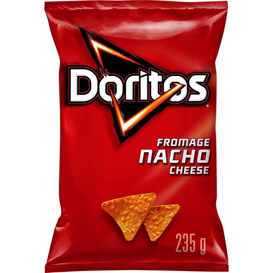 Doritos fromage nacho (235 g) - nacho cheese (255 g)