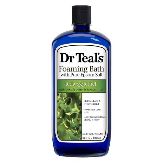 Dr Teal's Eucalyptus Foaming Bath, 34 OZ