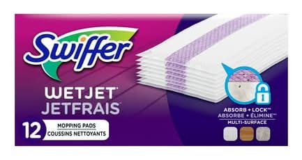 Swiffer Wetjet Mopping Pads, 28.8x13.8 cm (12 ct)