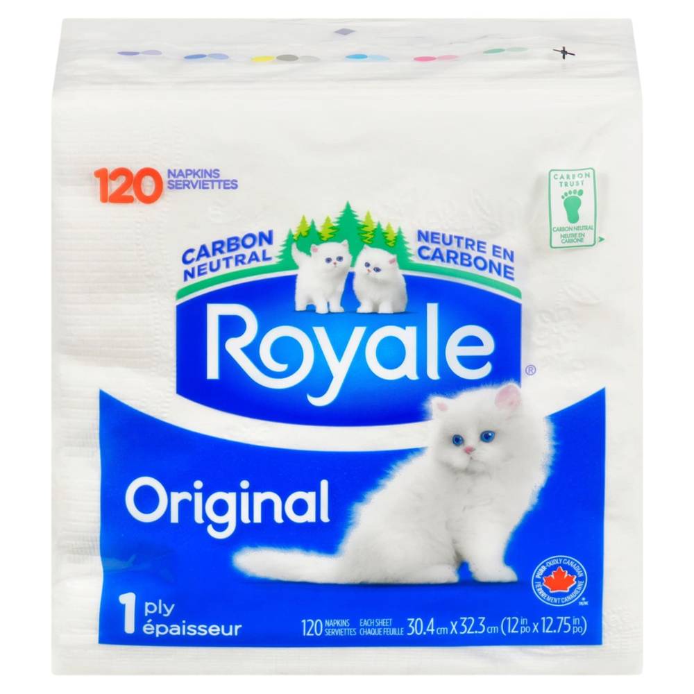 Royale Original 1 Ply Napkins (120 EA)