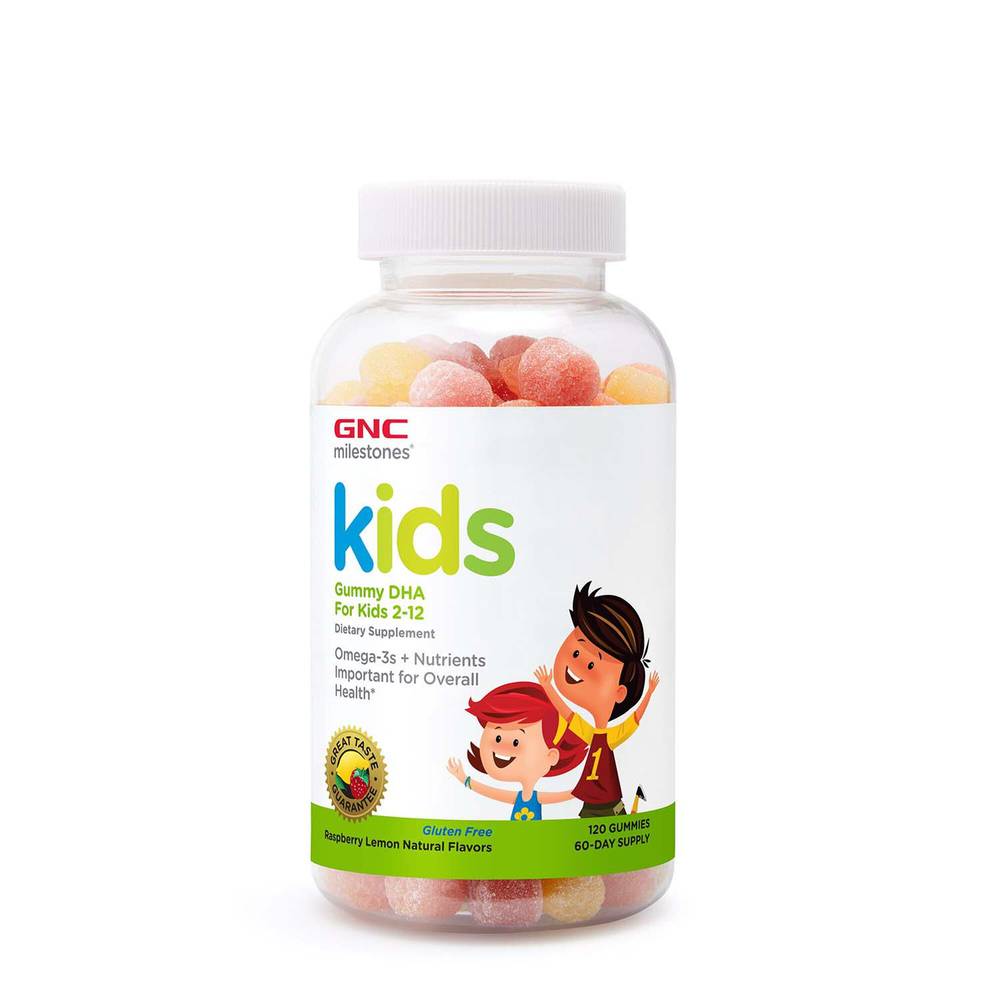 Kids Gummy DHA For Kids 2-12 - 120 Gummies (60 Servings)