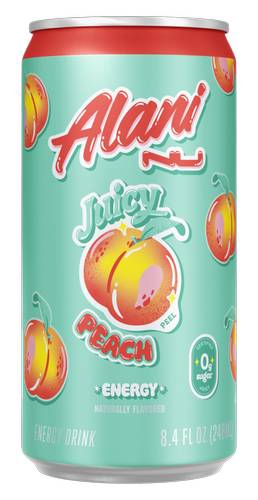 Alani Nu Juicy Energy Drink, Peach (8.4 fl oz)