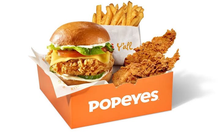 Large Deluxe Chicken Sandwich Box Meal