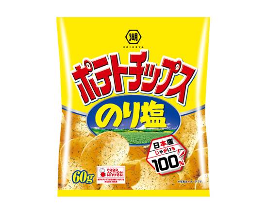 073080：湖池屋ポテトチップスのり塩 60G / Koikeya Potato Chips, Norishio×60G