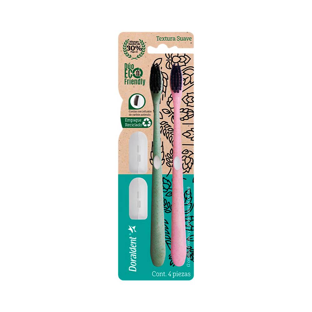 Doraldent cepillo dental eco friendly (2 un)