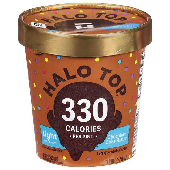 Halo Top Chocolate Cake Batter Light Ice Cream