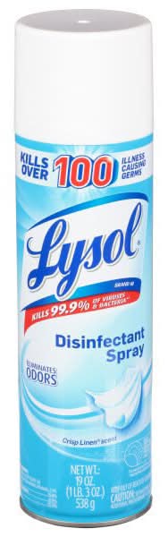Lysol Disinfectant Spray, Crisp Linen Scent