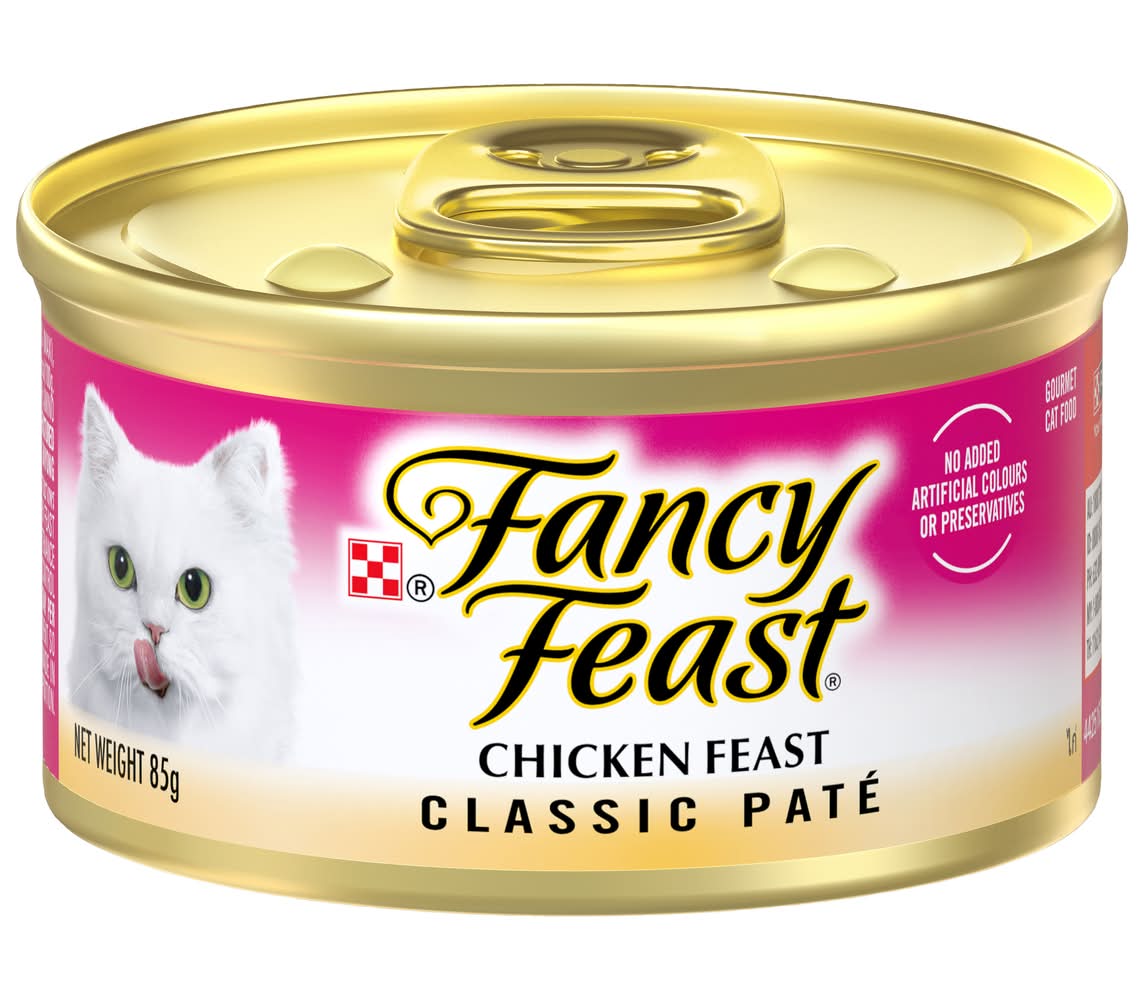 Purina Fancy Feast Classic Paté Wet Cat Food, Chicken (85g)