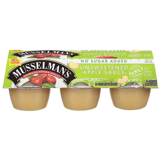 Musselman's Unsweetened Apple Sauce (6 ct)