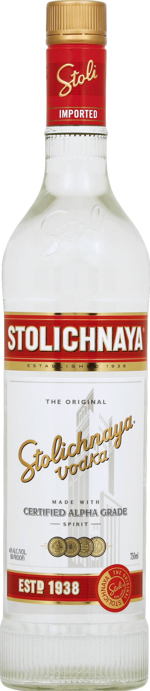 Stolichnaya the Original Vodka (750 ml)