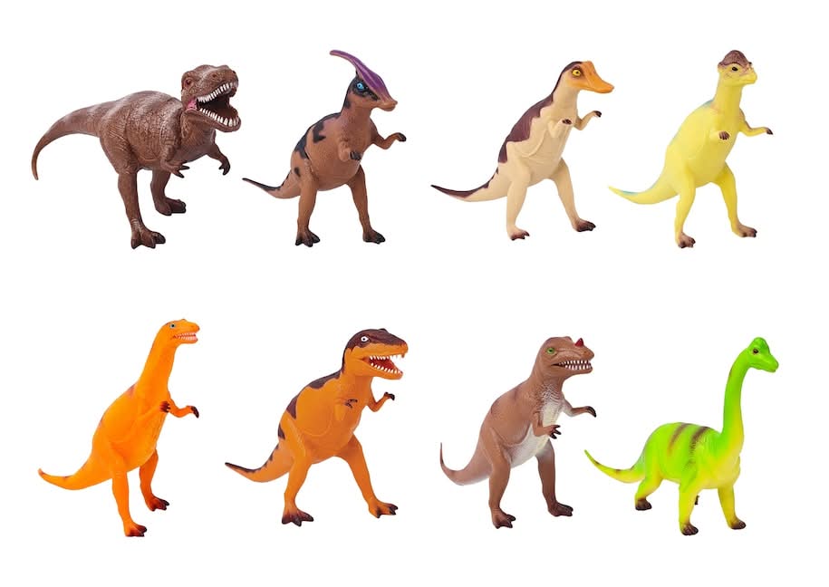 Jumbo Plastic Dinosaurs, 9 in