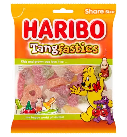 Haribo Tangfastics Gummy Candy Bag (160g)