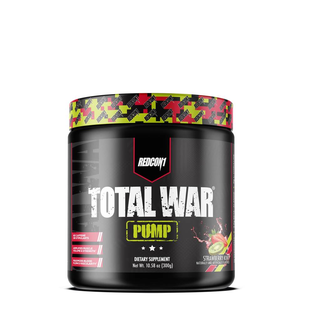 Redcon1 Total War Pump Preworkout (10.58 oz) (strawberry kiwi )