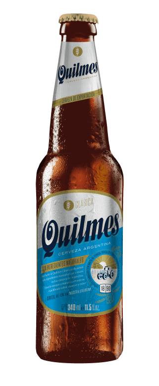 Quilmes cerveja clássica argentina (340ml)