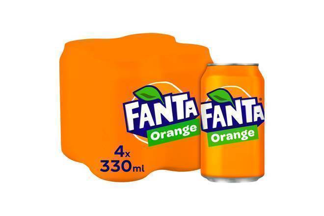 Fanta Orange 330ml 4pk