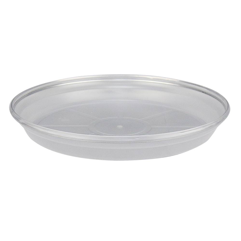 allen + roth 11.54-in Translucent Plastic Plant Saucer | MLF0812PRF