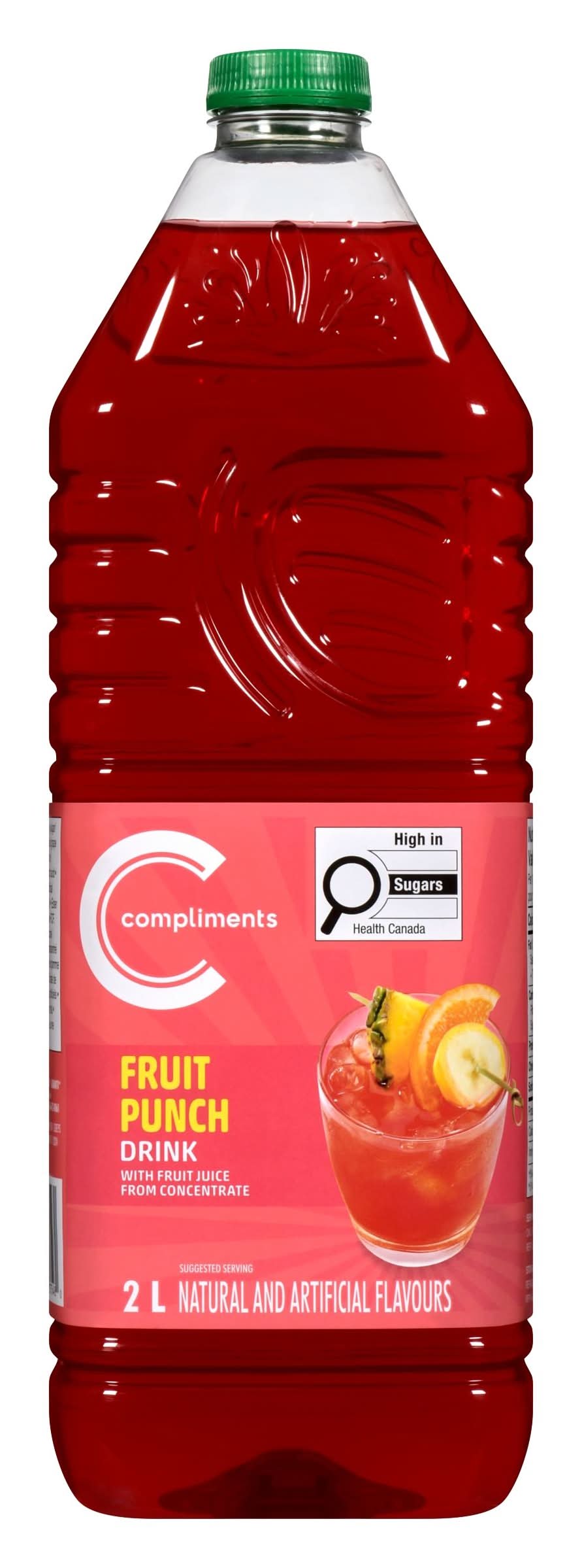 Compliments boisson punch aux fruits - fruit punch drink (2 l)