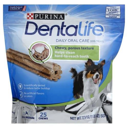 Dentalife Oral Care Dog Treats (25 chews)
