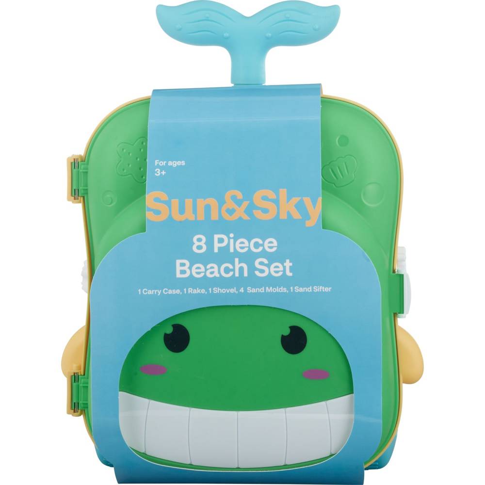 Sun & Sky 3+ Beach Set Toys (8 ct)