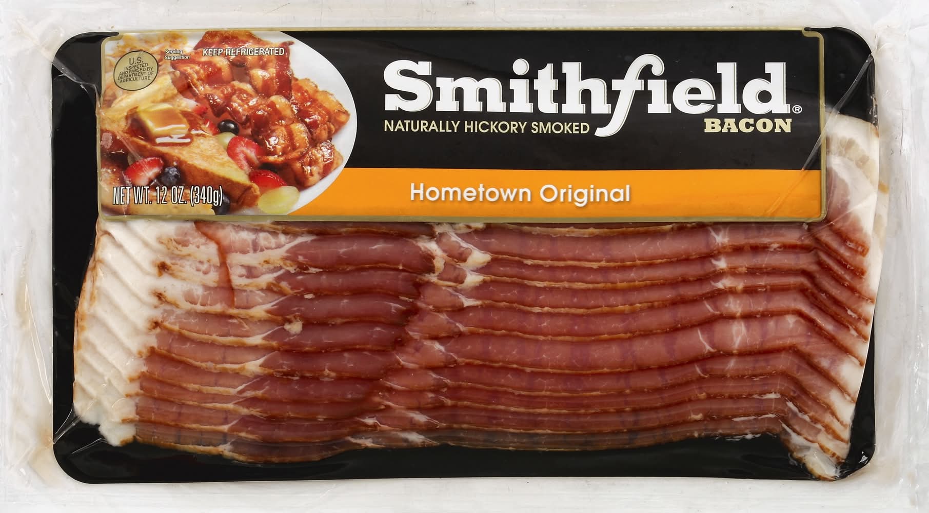 Smithfield Hometown Original Naturally Hickory Smoked Bacon (12 oz)