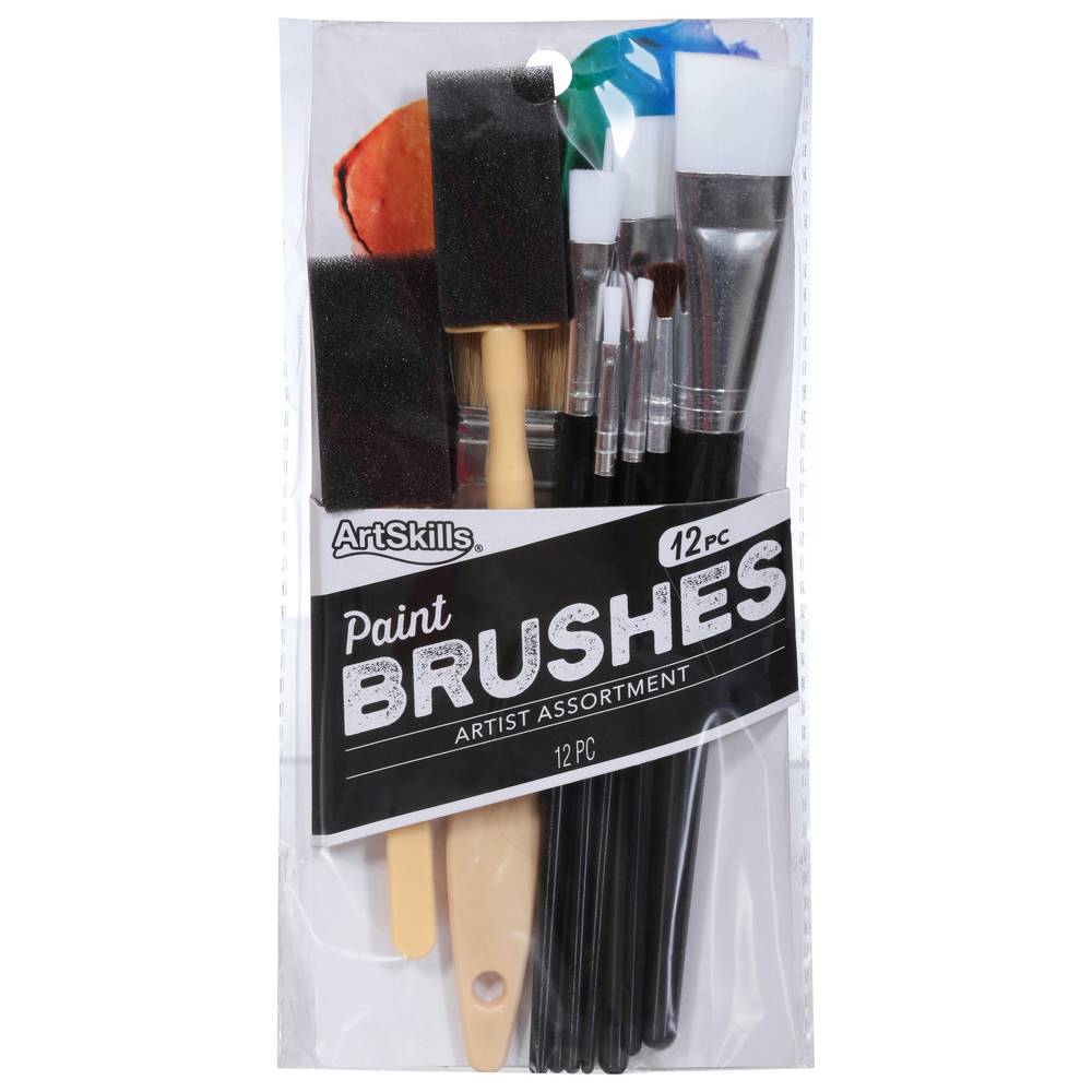 Artskills Artist Assortment Paint Brushes (3.2 oz)