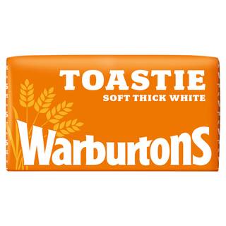 Warburtons Toastie Thick Sliced Soft White Bread 800g