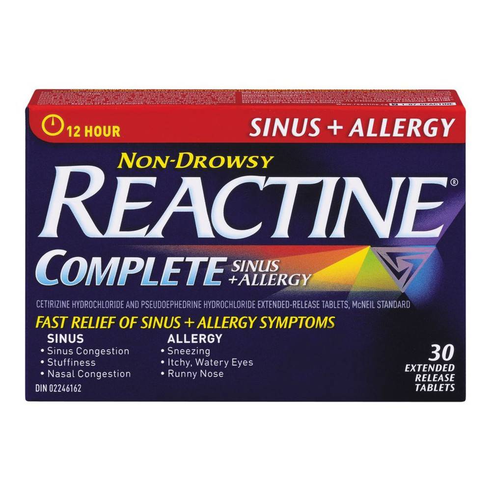 Reactine Allergy & Sinus (20 g)