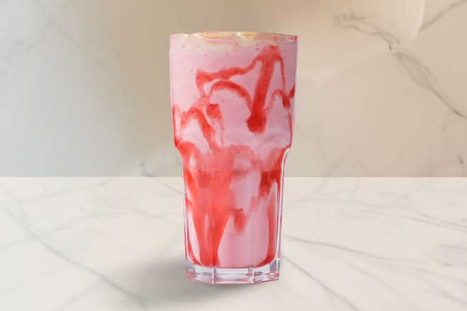 Strawberries and Cream Cold Frappe