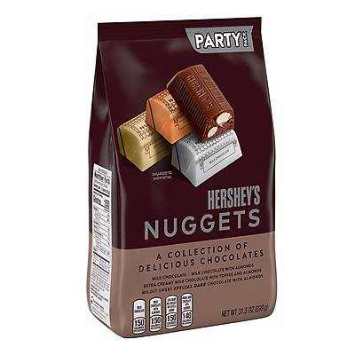 Hershey's Nuggets Assorted Chocolate Candy Party Pack, 31.5 oz (HEC01878)