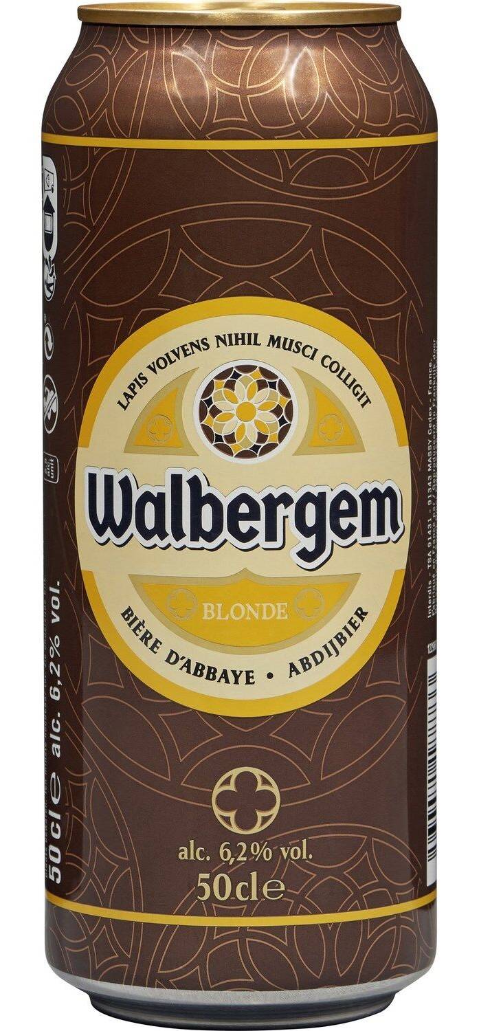 Walbergem - Bière blonde d'abbaye (500ml)