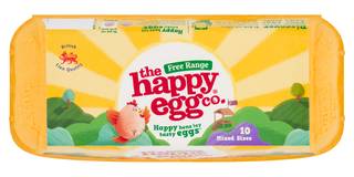 Happy Egg Co. Mixed Weight Free Range Eggs 10S