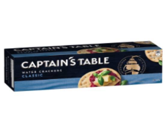 Captain's Table Water Cracker 125g