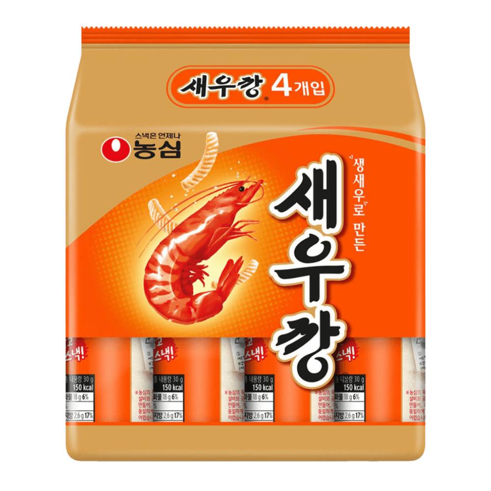 Nongshim mini shrimp chip bundle 4pk