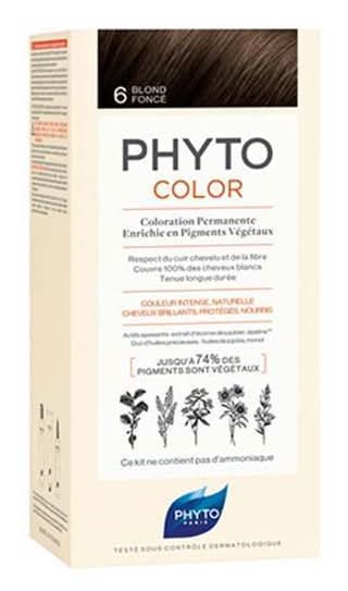 Coloração 6 Louro Escuro Phyto emb. 150 ml