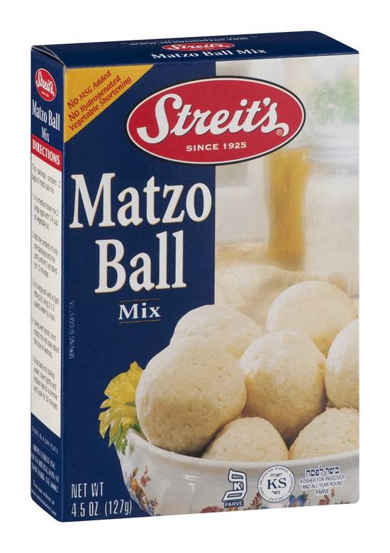 Streit's mélange de boules de pain azyme (4,5 onces) matzo ball mix