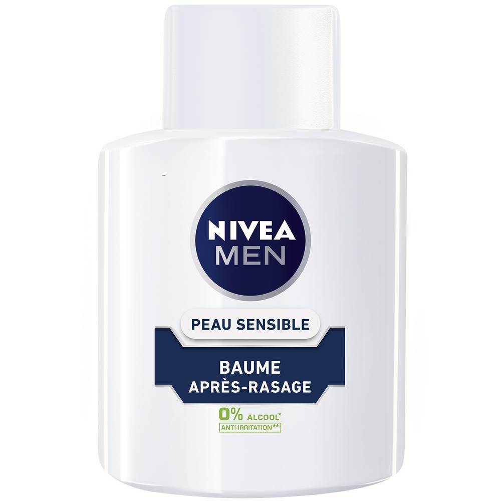 Nivea - Men baume après rasage anti irritation pour peau sensible, male (100ml)