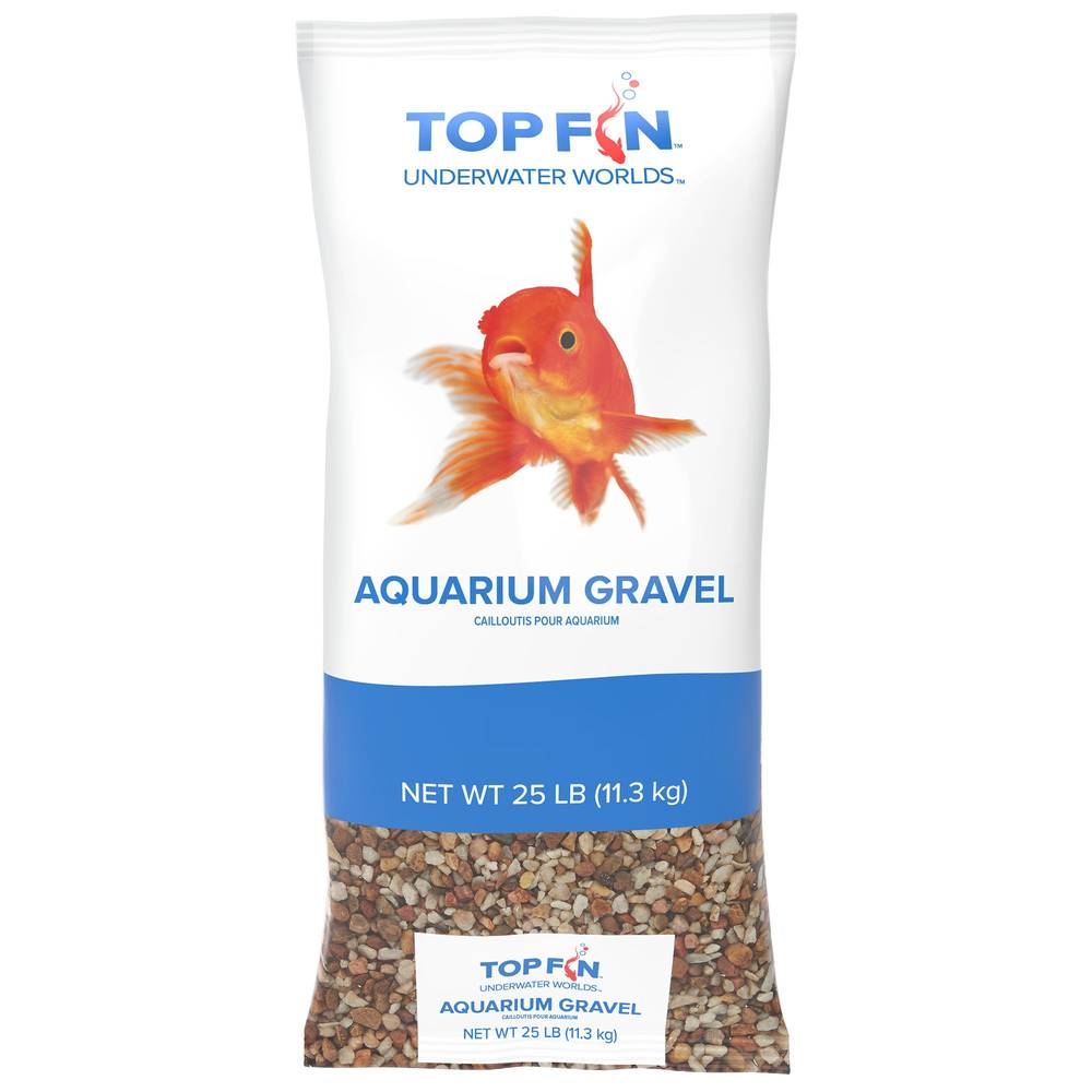 Top Fin® Premium Aquarium Gravel - Brown & White (Size: 25 Lb)