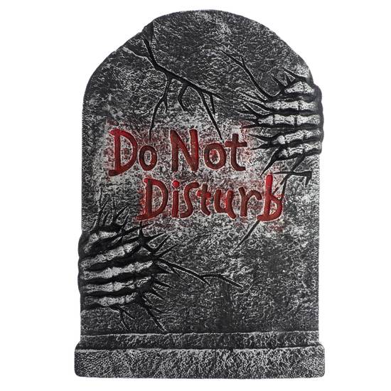 Dollarama Halloween-Large Plastic Tombstone (55X37.5X2.5 CM)